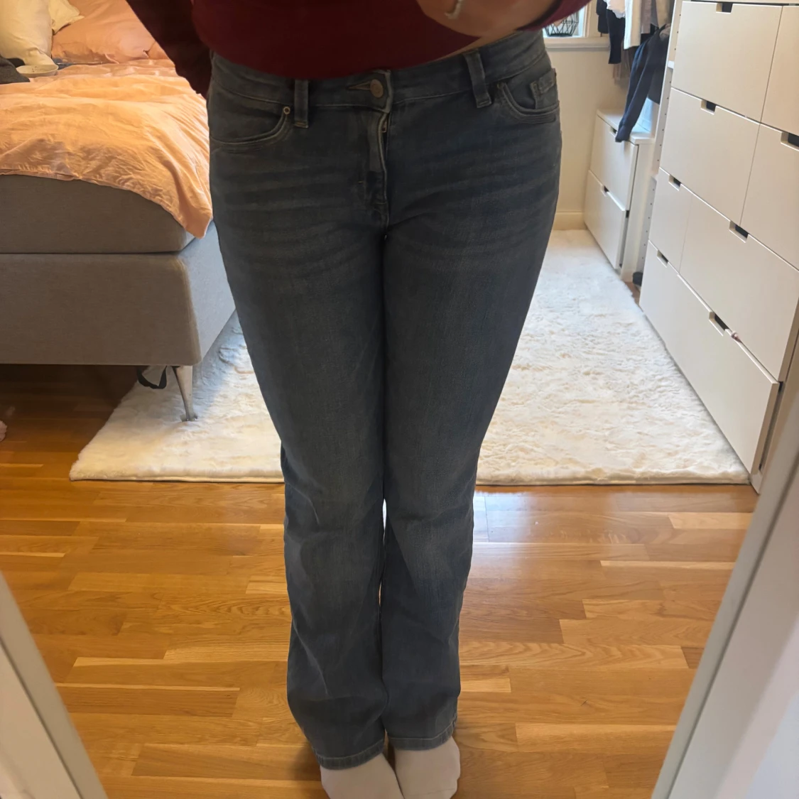 Blå bootcut jeans från Esprit W27 L34 - 4