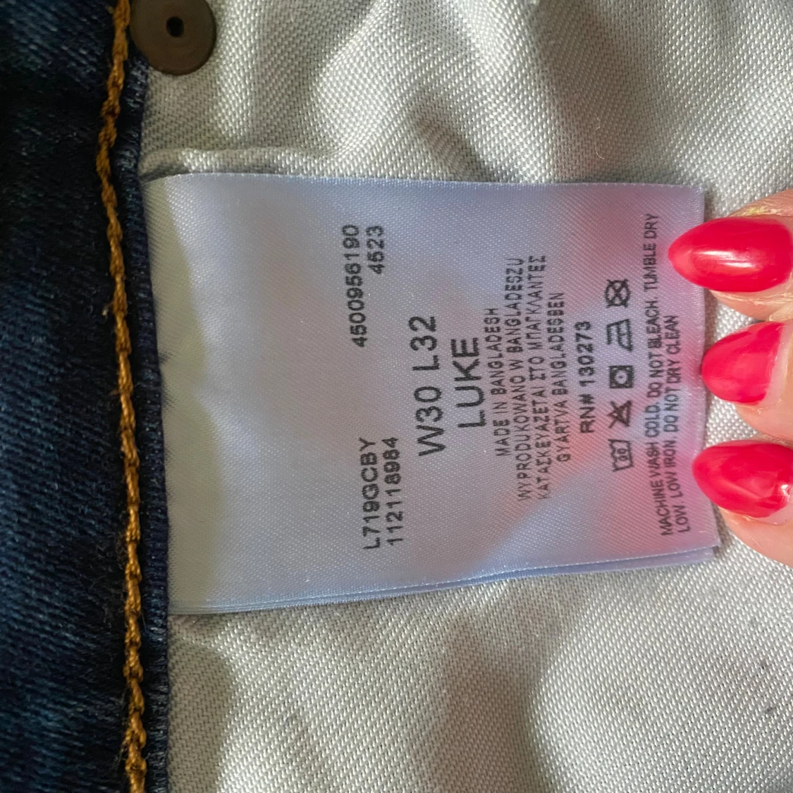 Lee Luke jeans W30 L32 blå - 3