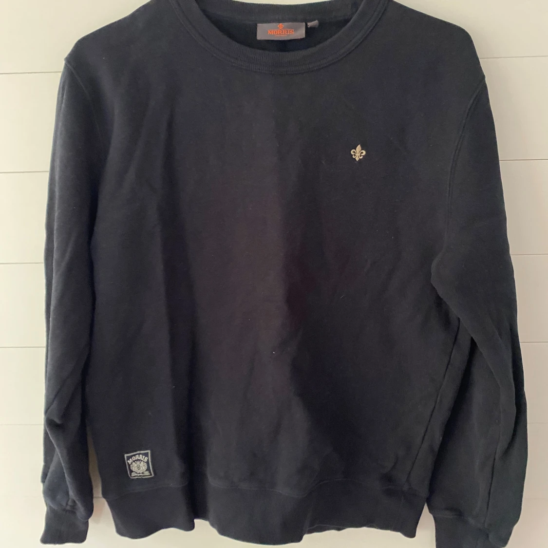 Svart sweatshirt från Morris, M