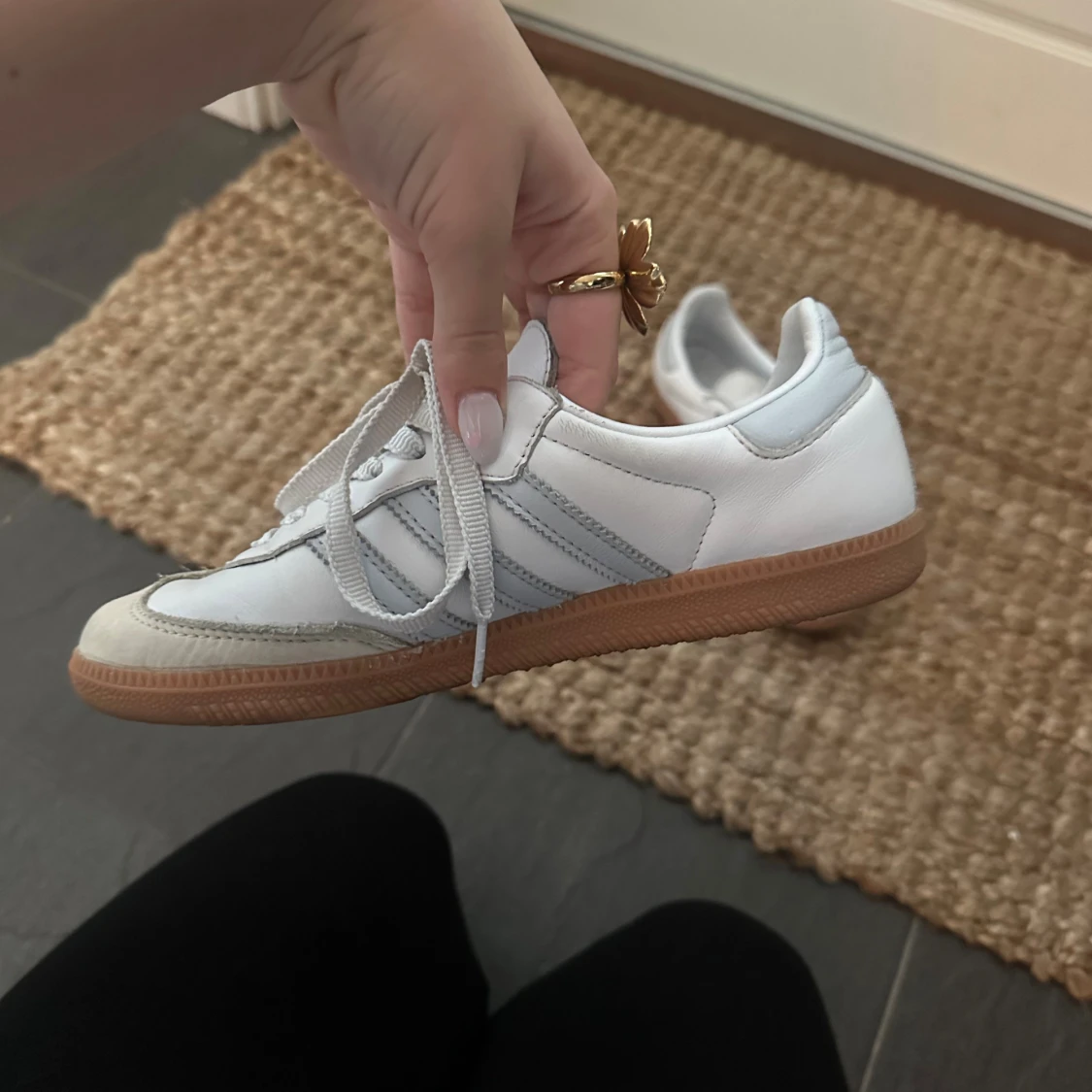 Adidas Samba ljusblå - 1