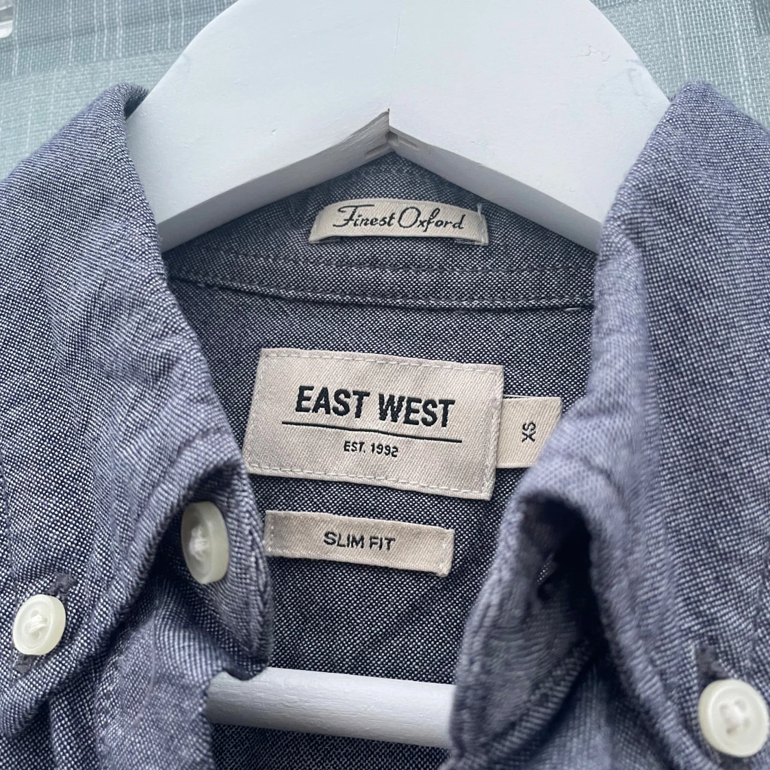 Mörkblå skjorta Slim fit - 1