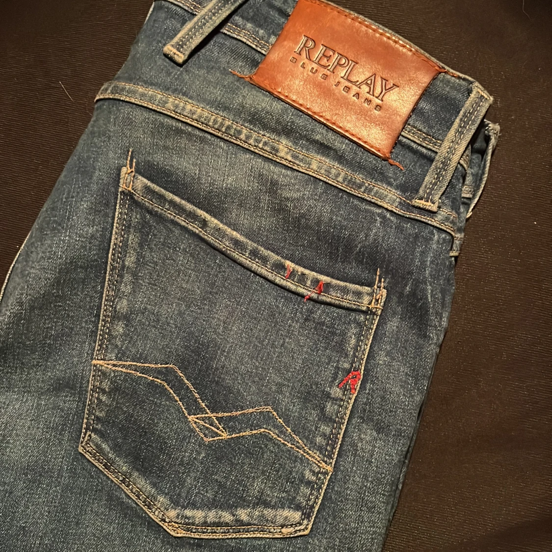 Replay Anbass blå jeans, stl 29 - 1