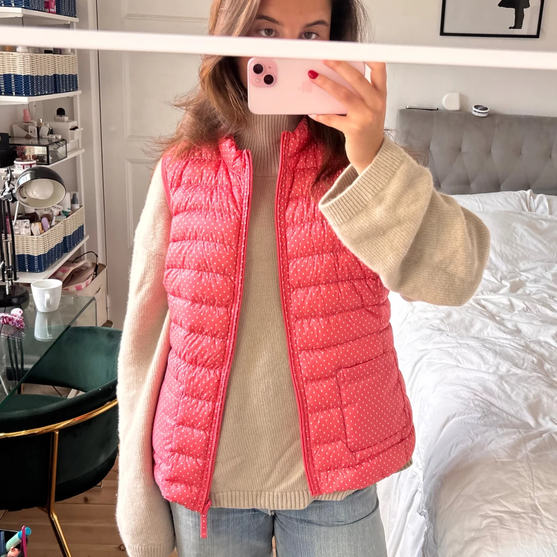 Prickig dunväst!  - 3