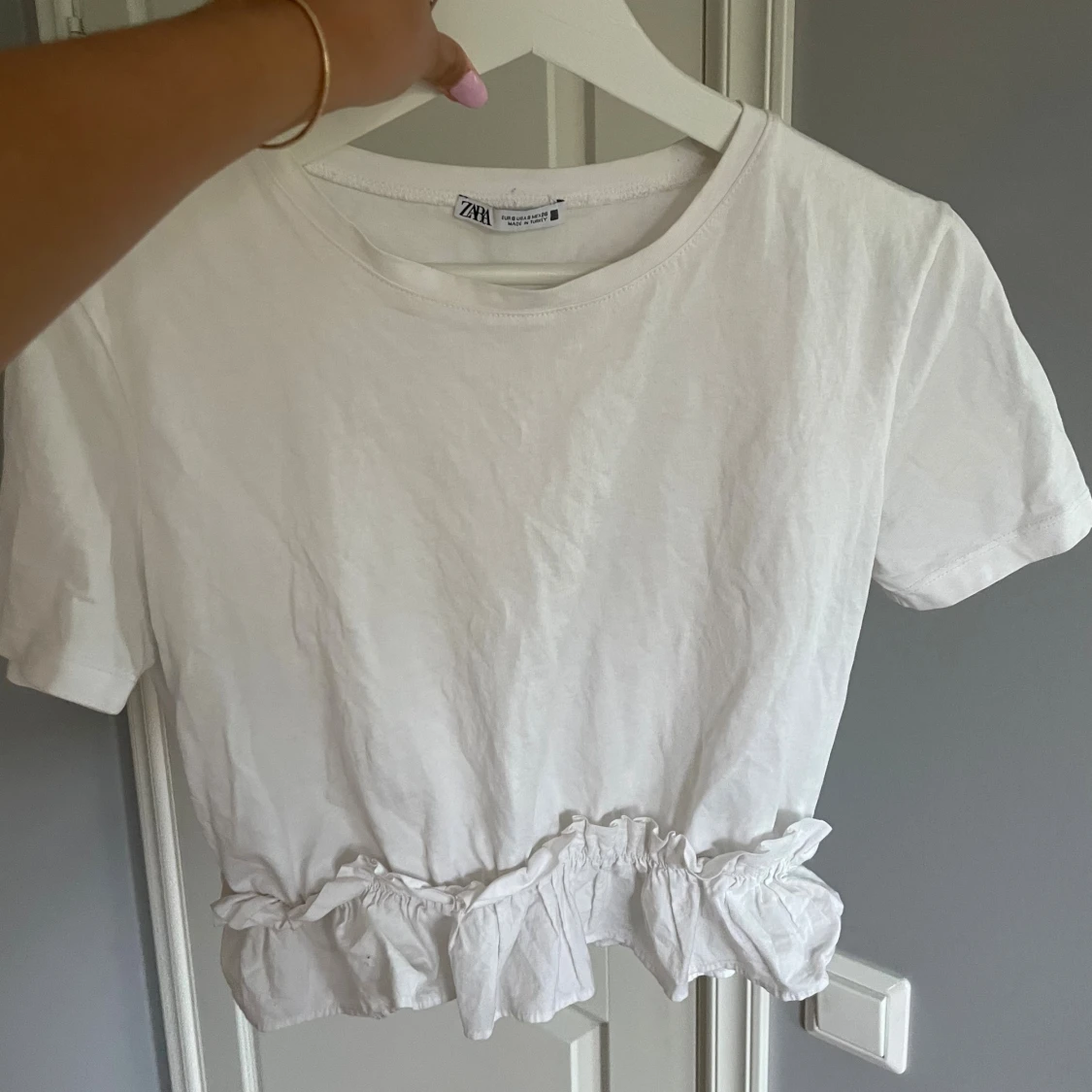 Vit volang topp zara