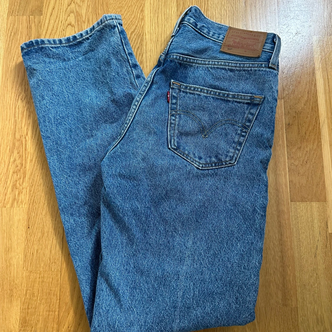 Levi's 501 blå jeans