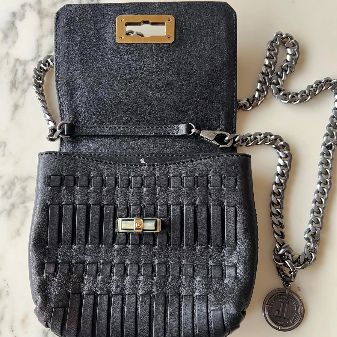 Svart axelväska från Lanvin  - 3