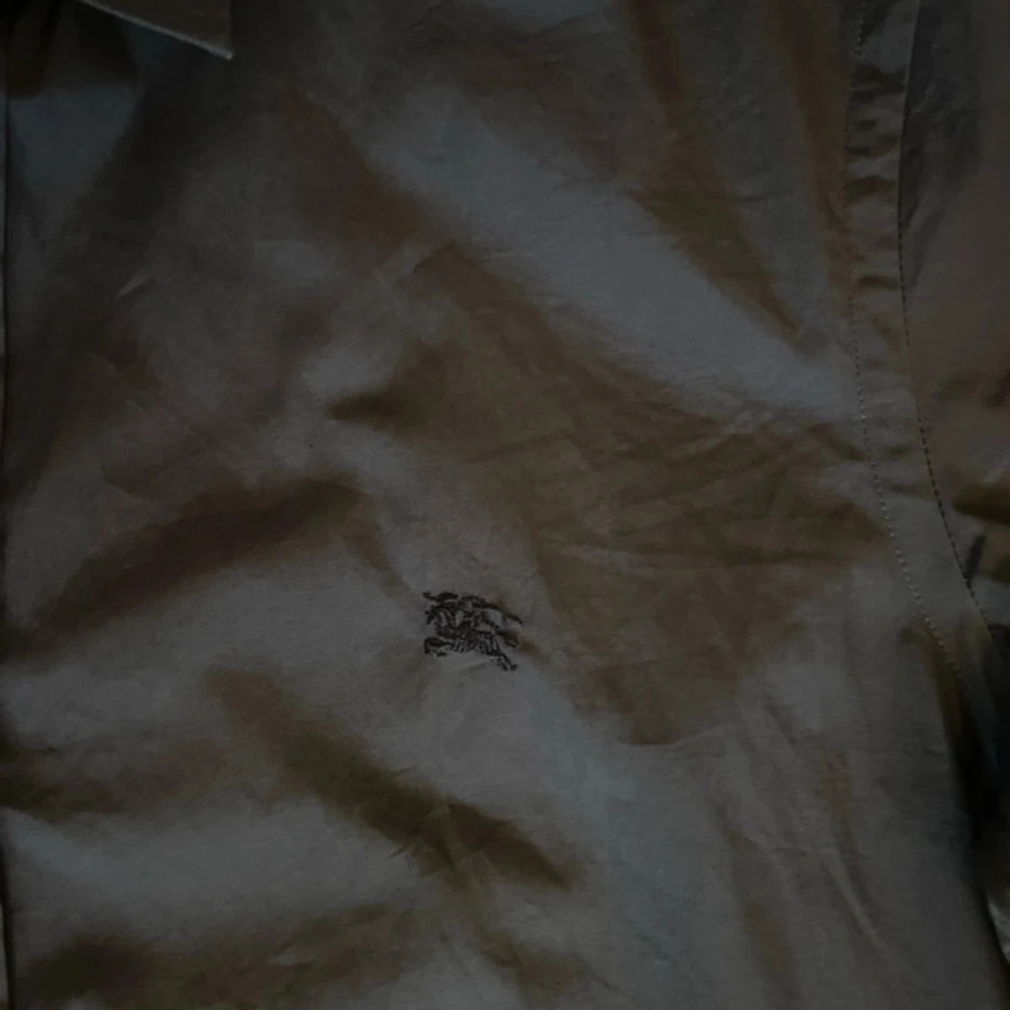 Blå Burberry  skjorta med rutiga detaljer - 2