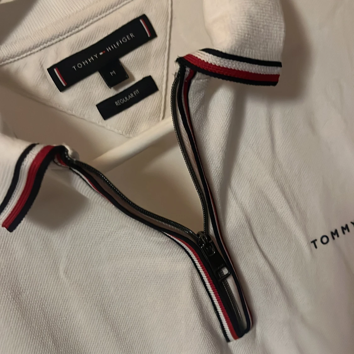Vit pikétröja Tommy Hilfiger M - 3