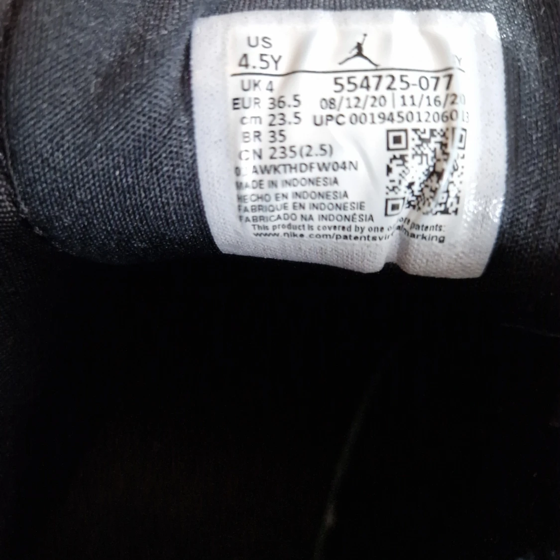 Nike Air Jordan 1 Mid Svart/Blå 36.5 - 3