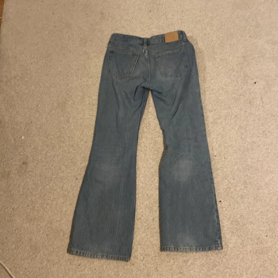 Blå bootcut jeans - 1
