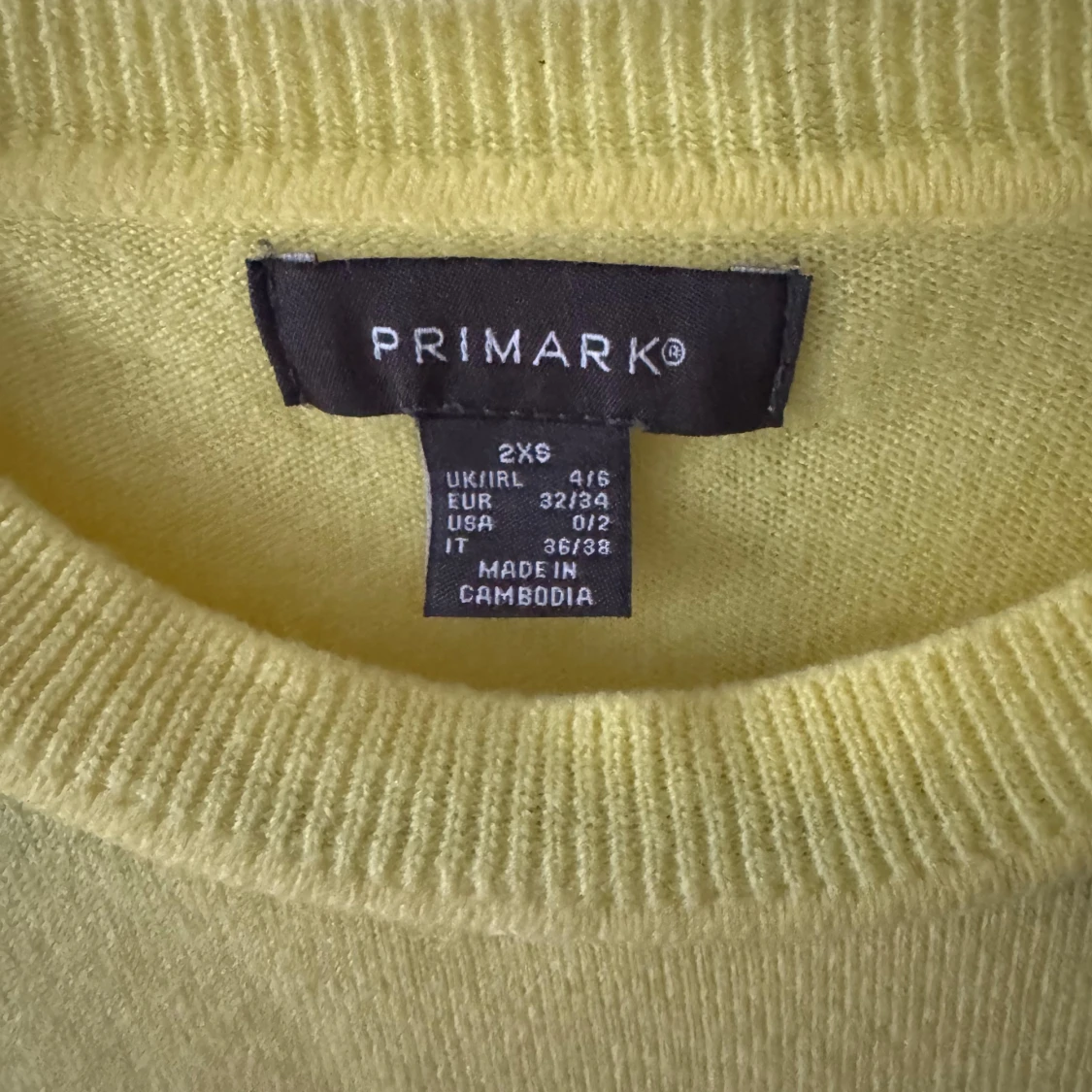 Gul stickad tröja från Primark - 2