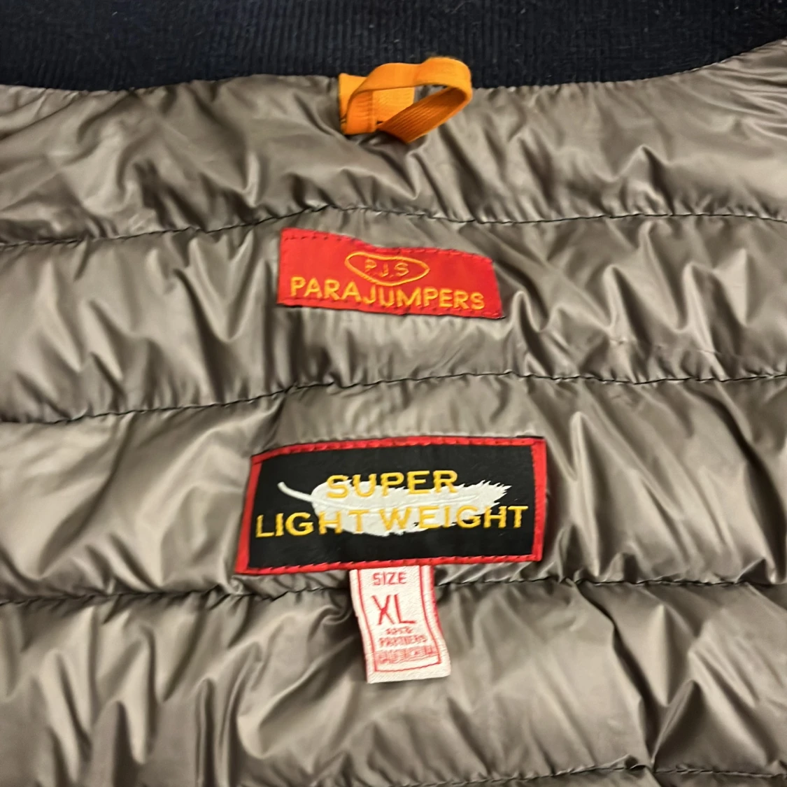 Mörkblå lättviktsdunjacka Parajumpers XL