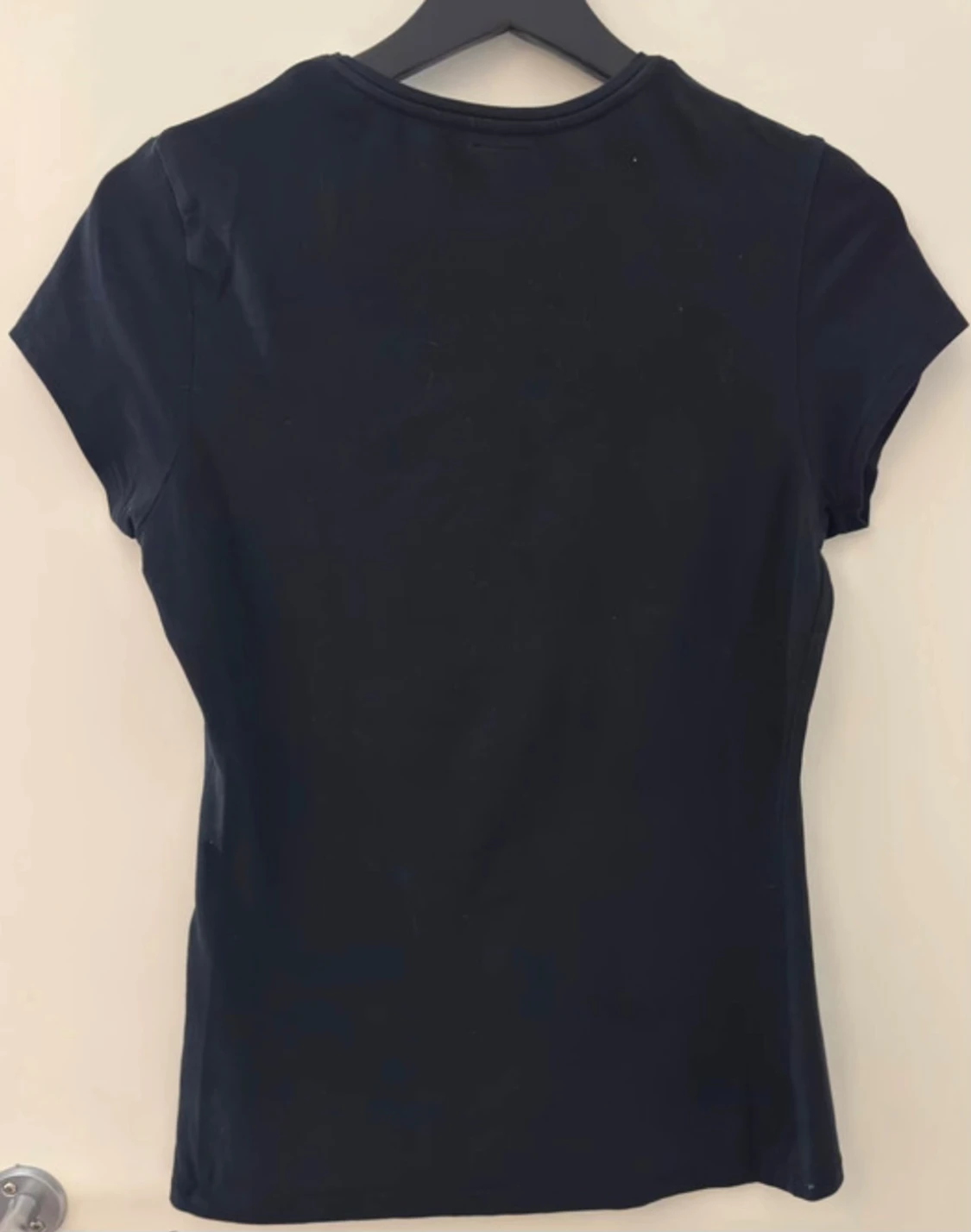 Svart t-shirt med diamanttryck Zara - 3