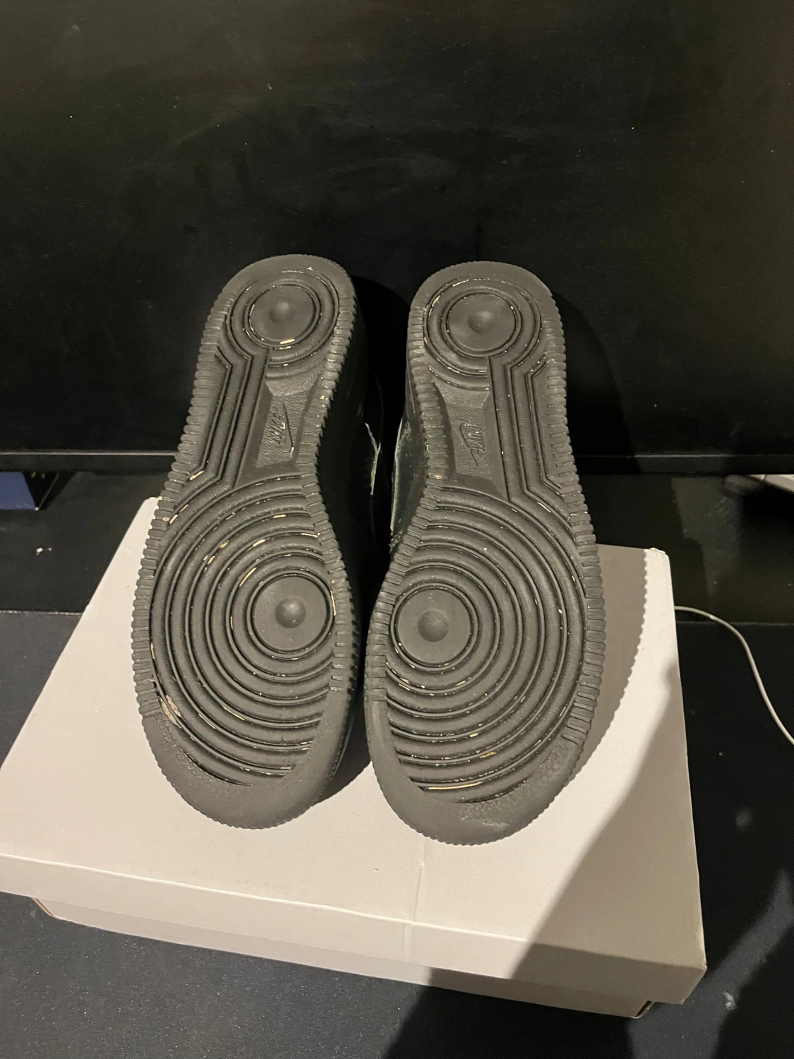 Svarta Nike Air Force 1 sneakers - 3