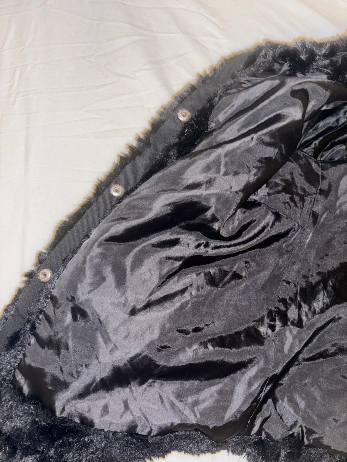 Svart pälsjacka från Vero Moda - 4