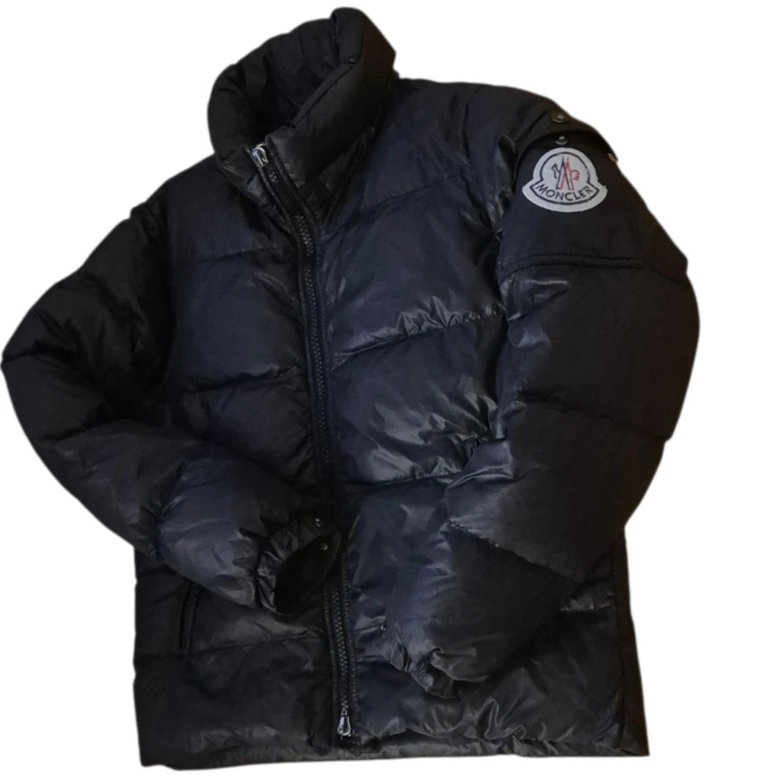 Svart pufferjacka från Moncler