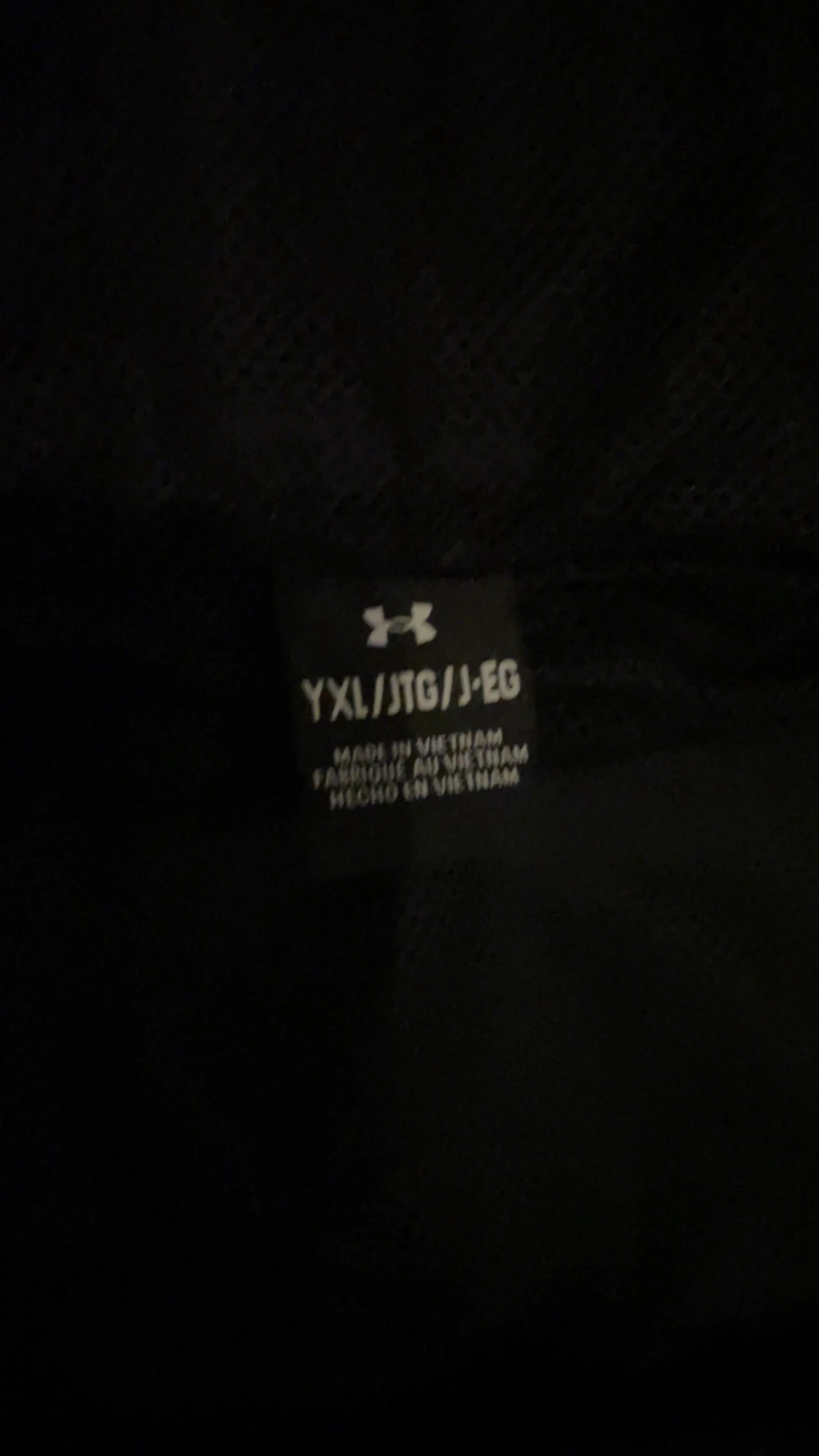 Svart vindjacka Under Armour YXL - 4