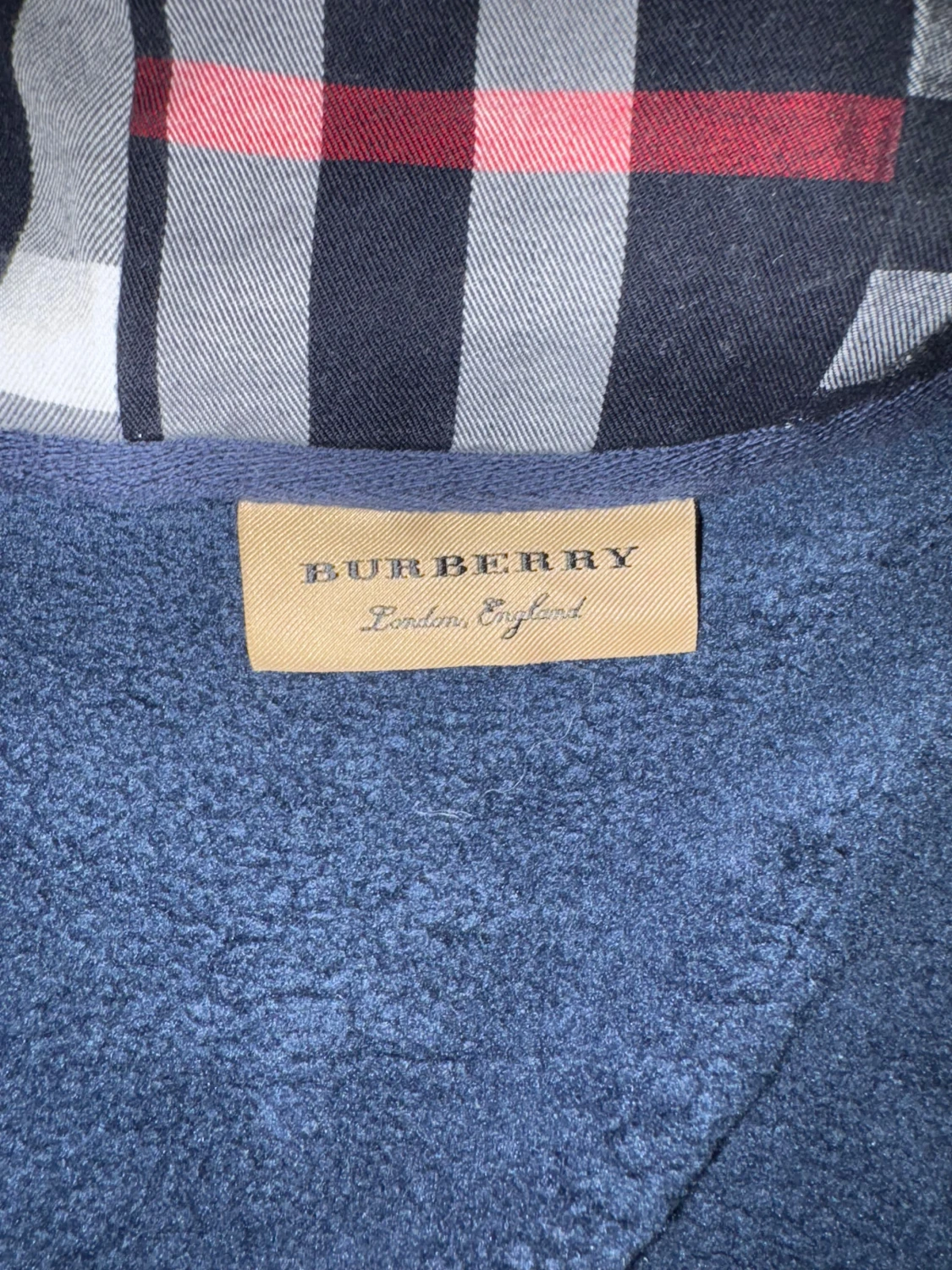Blå zip up från Burberry - 2