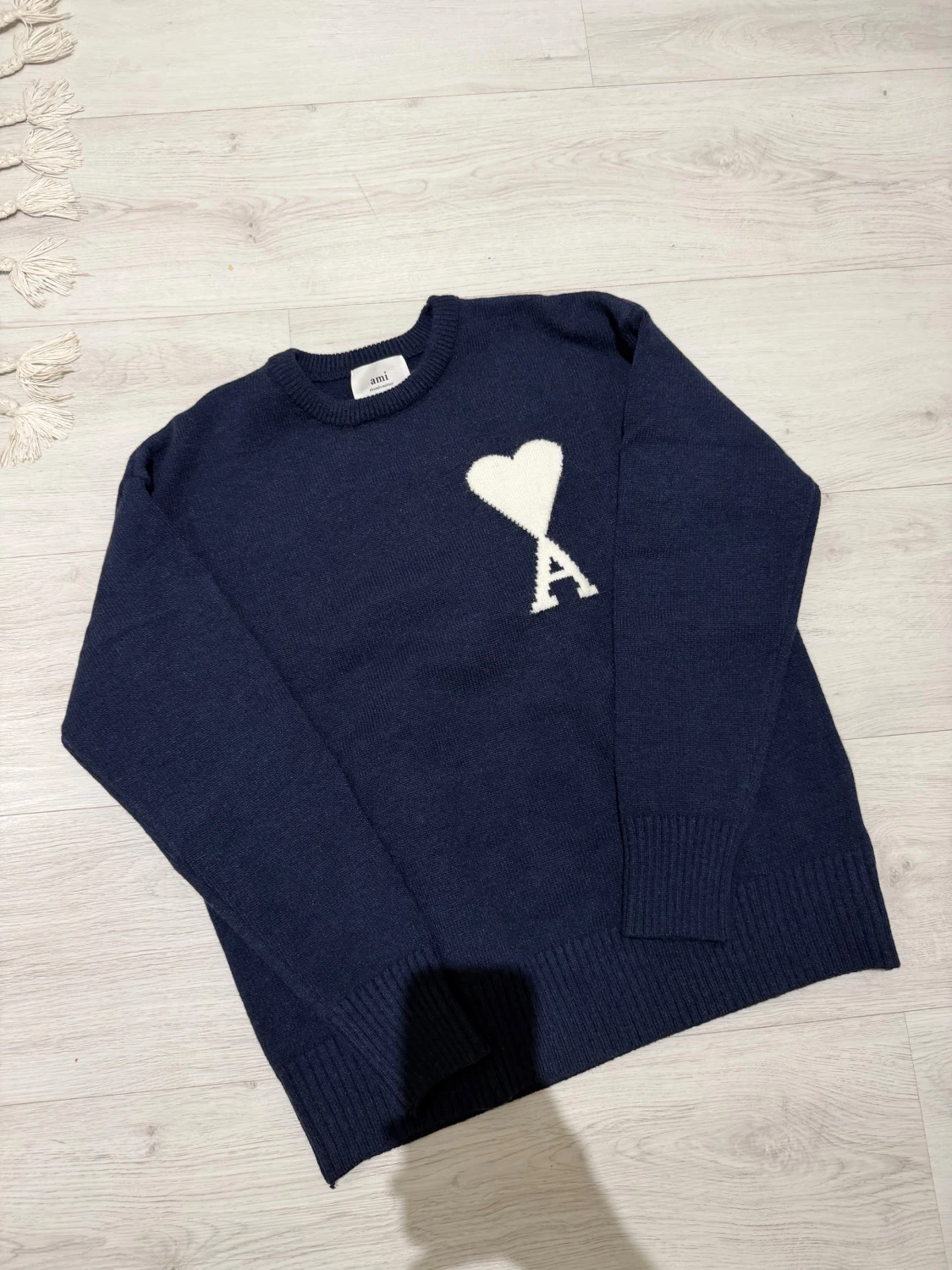 Ami Paris navy blue sweater