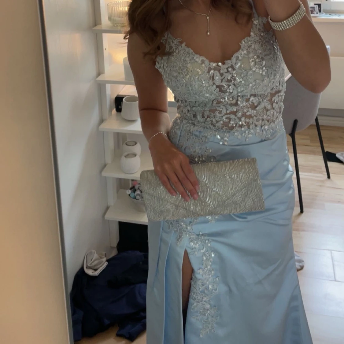 Ljusblå långklänning JJ's House