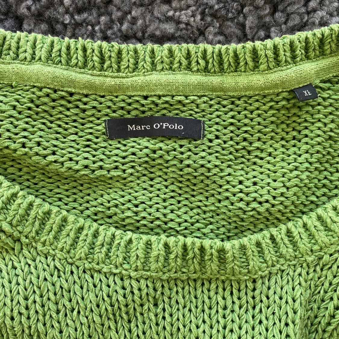 Grön stickad tröja Marc O'Polo XL - 3