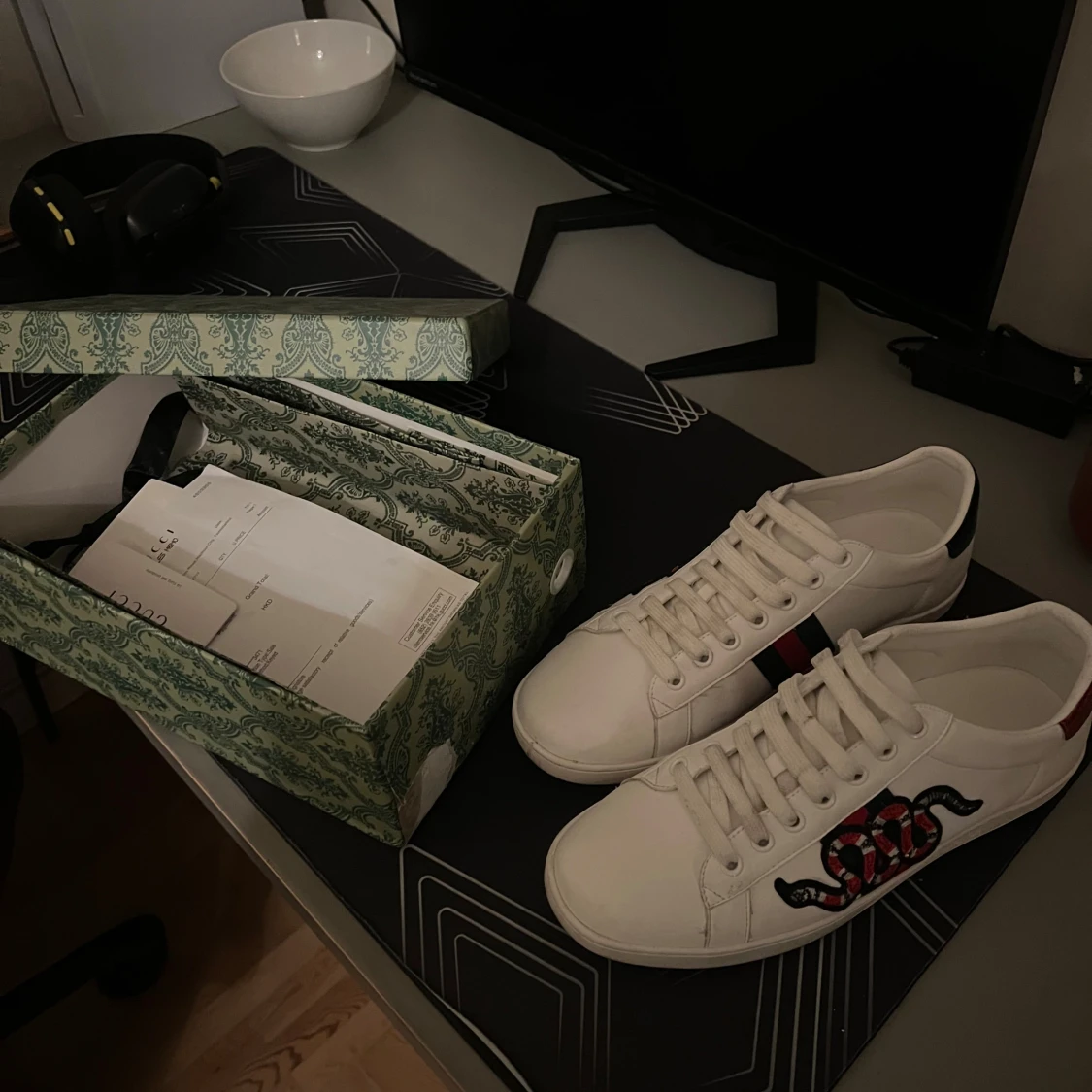 Gucci ace snake 