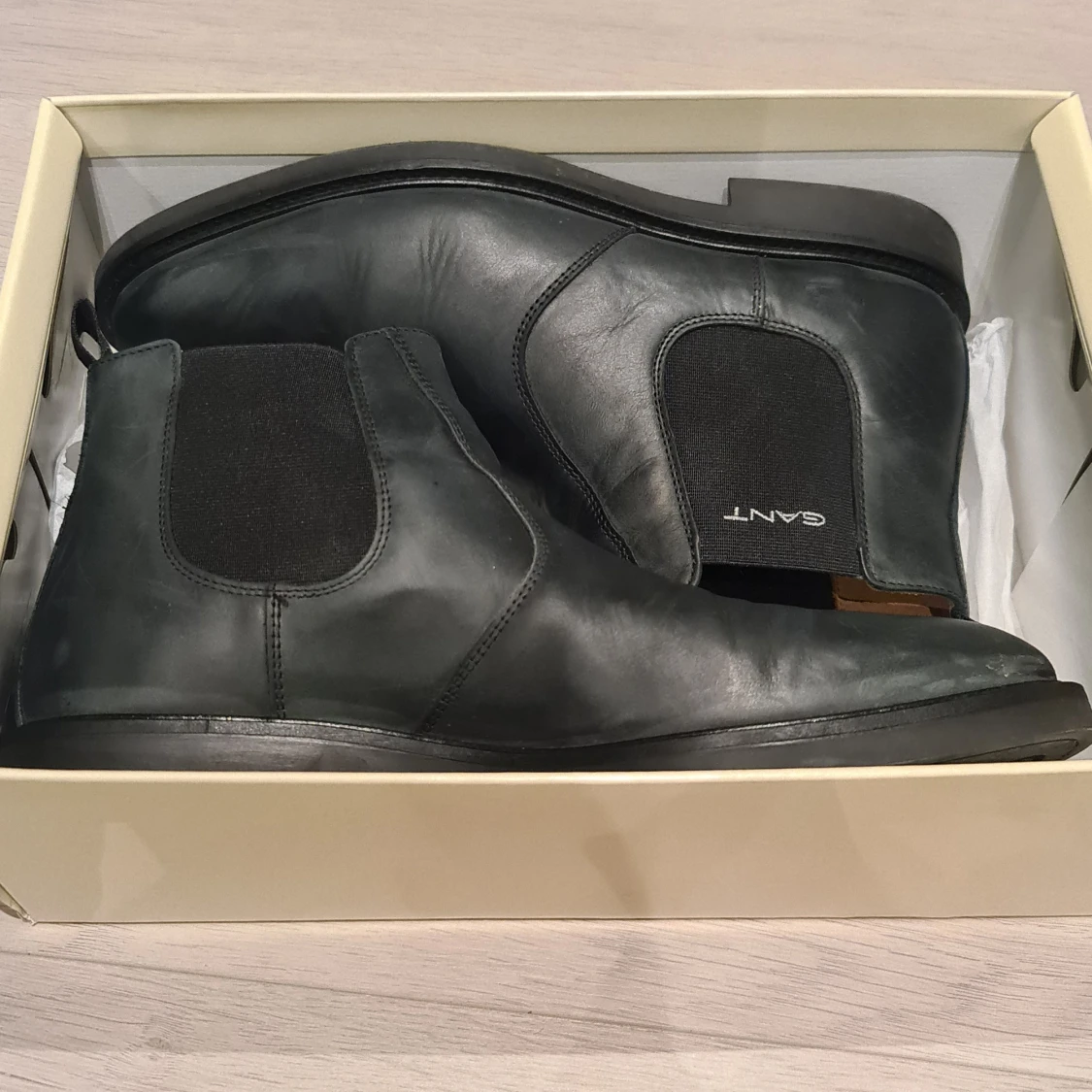 Svarta chelsea boots från Gant