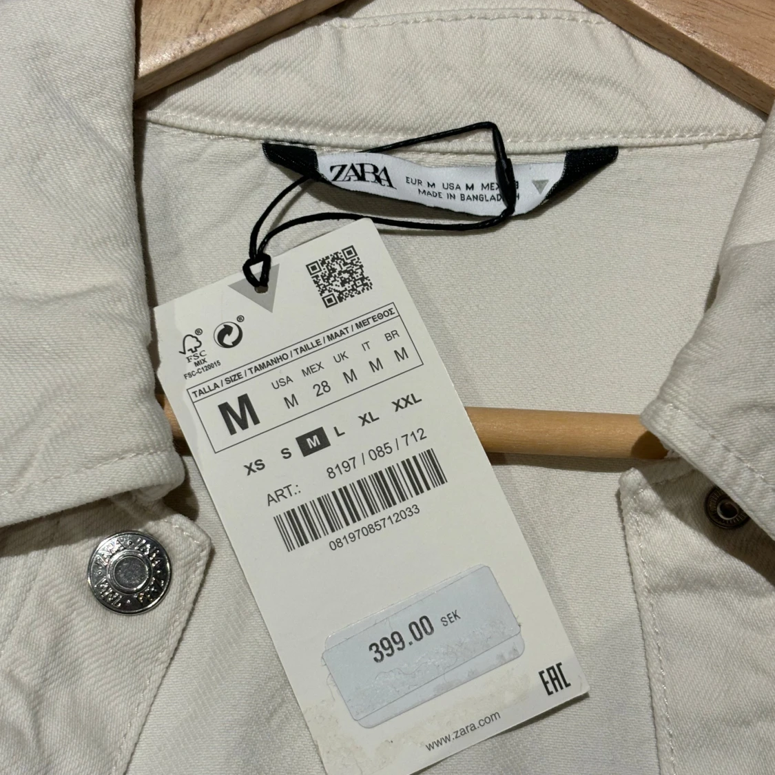 Beige overshirt från Zara - 2