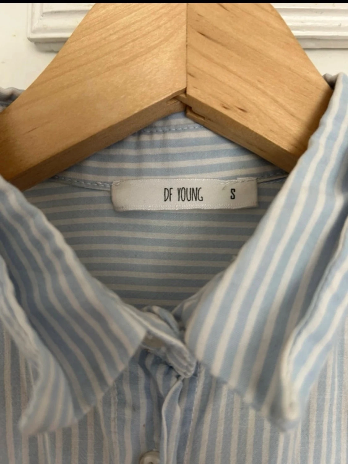 Blåvit randig skjorta DF Young - 1