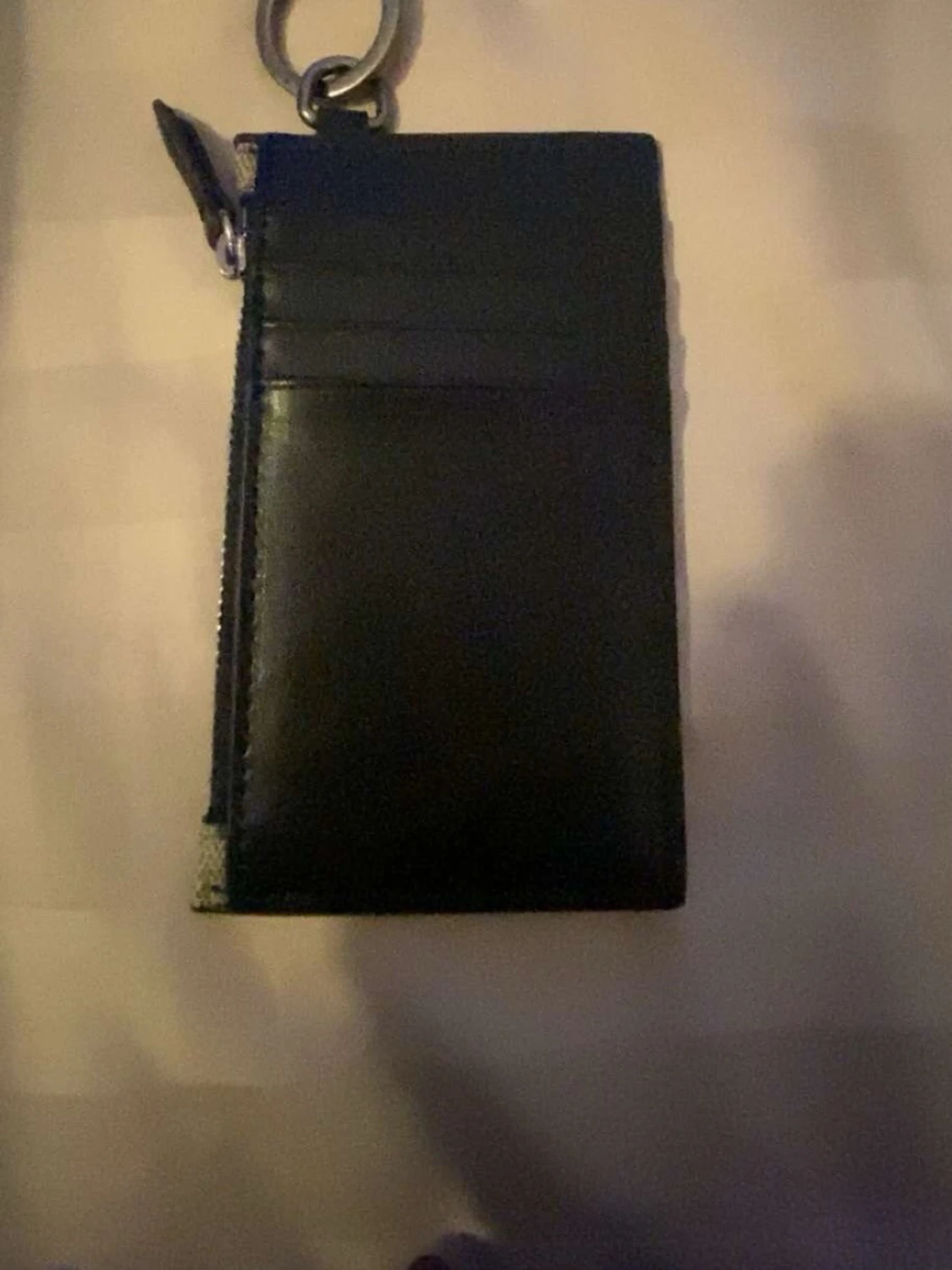 Beige plånbok med orm och monogram - 2