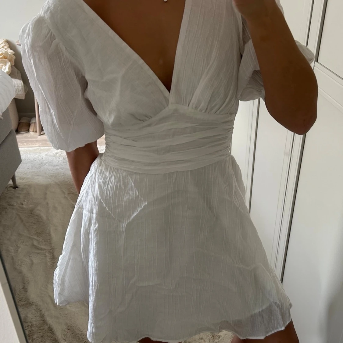 Vit klänning  - 1