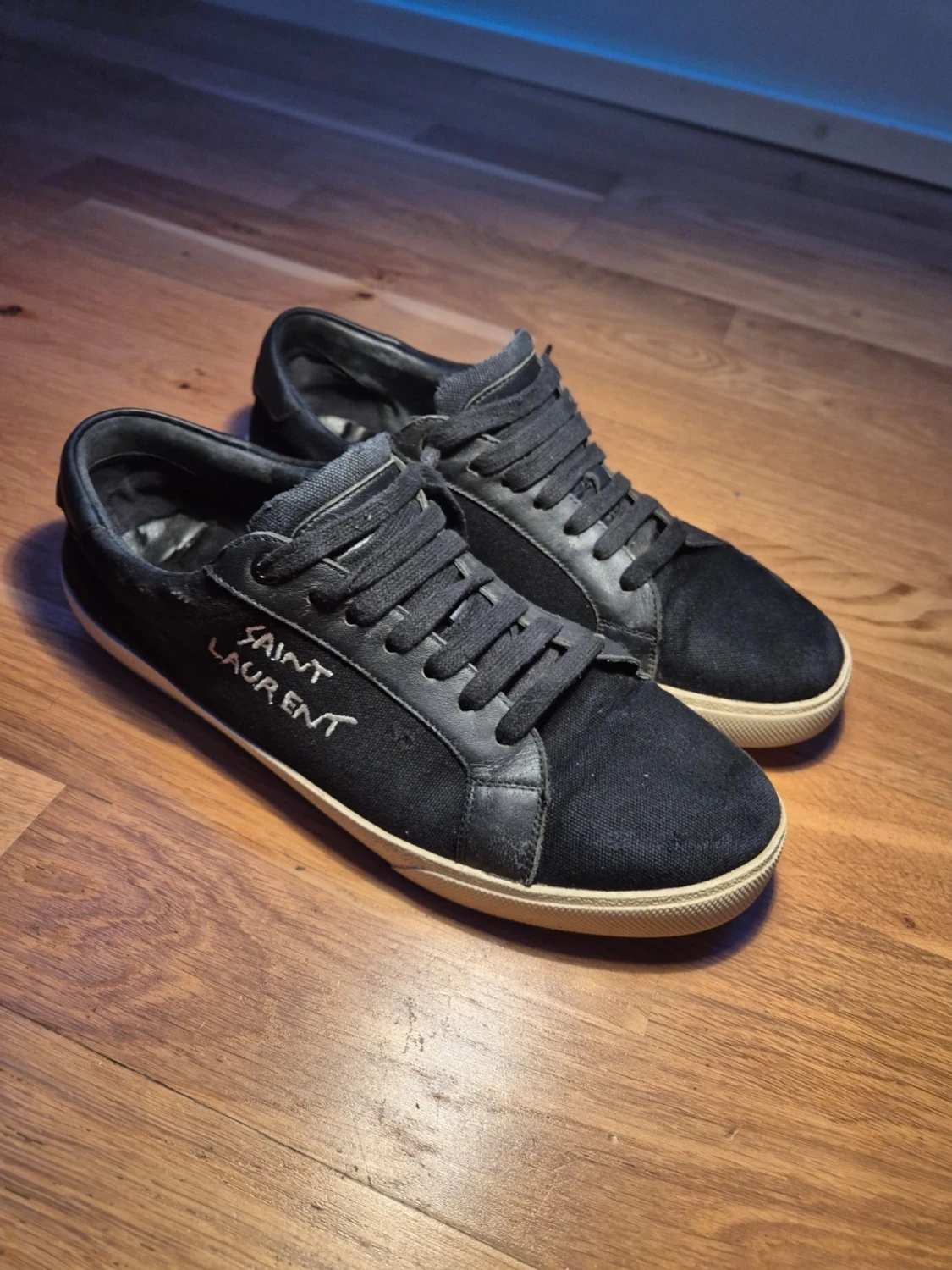 Svarta Saint Laurent sneakers - 4