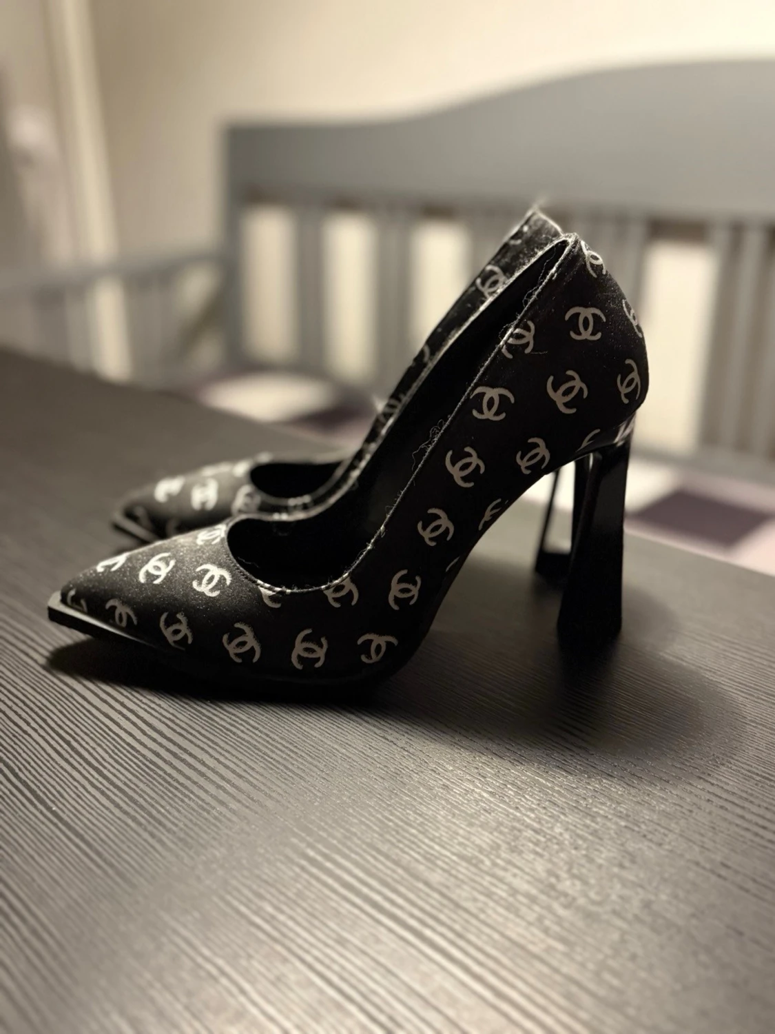 Klackskor med mönster