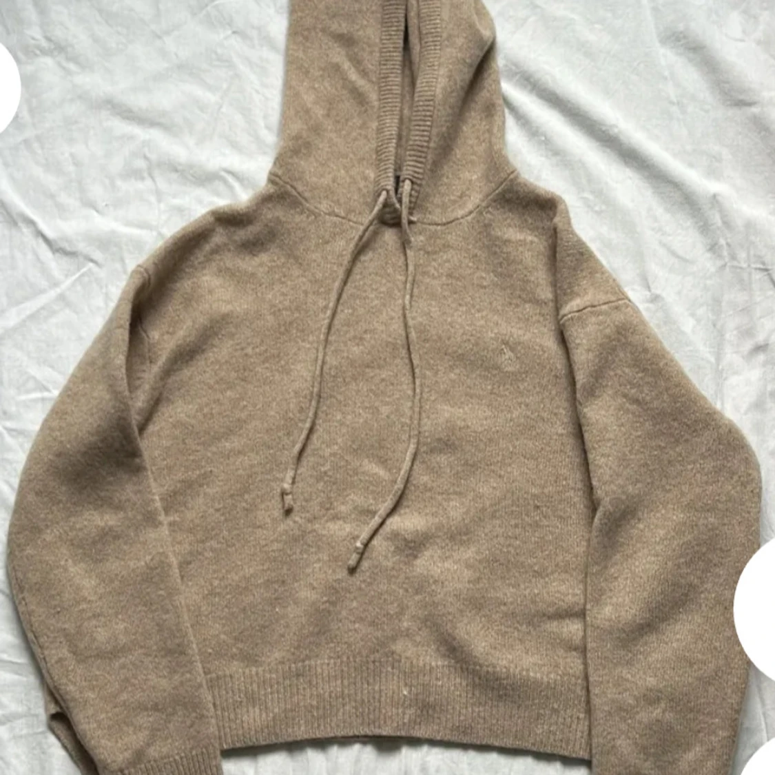 Beige hoodie 