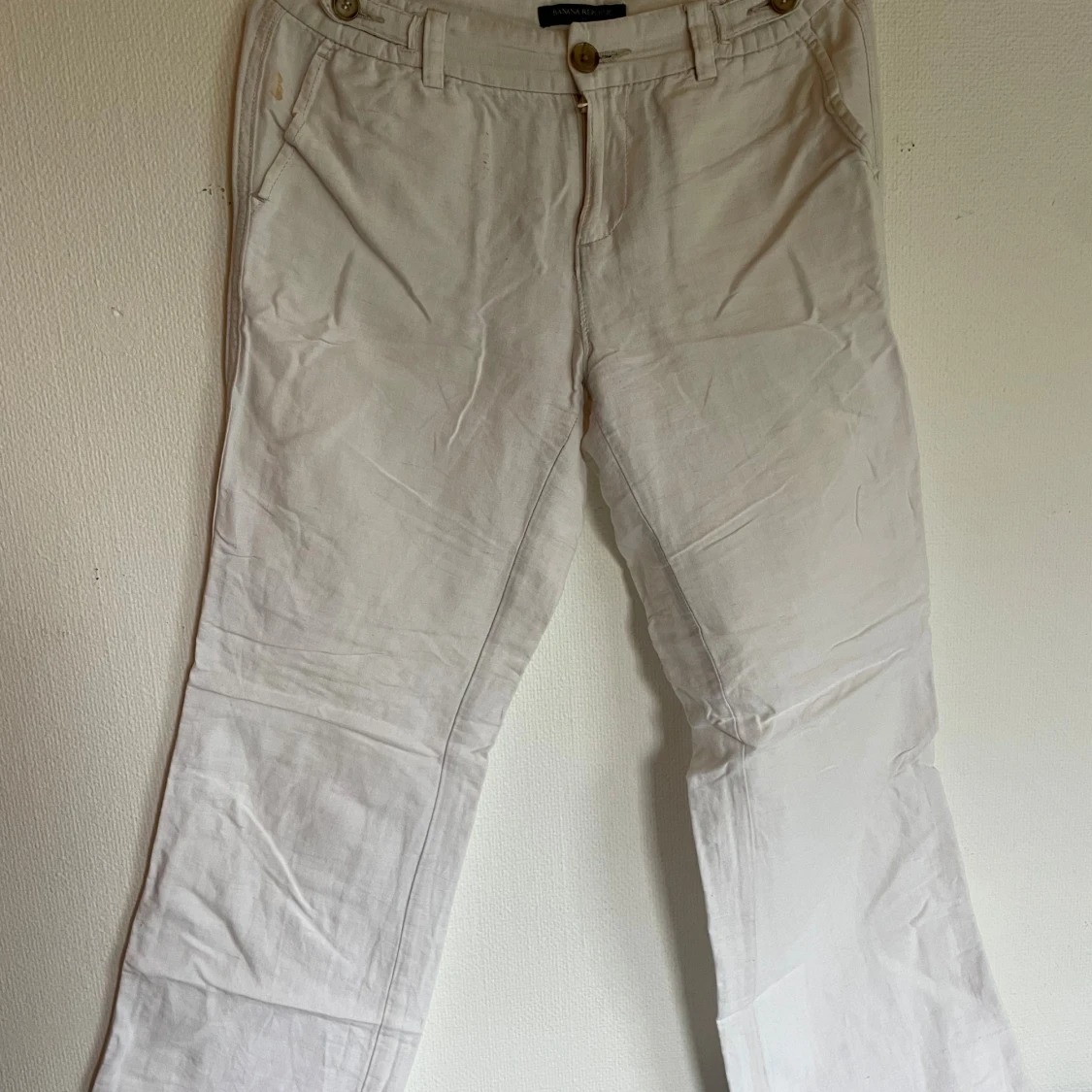 Beiga linnebyxor från Banana Republic