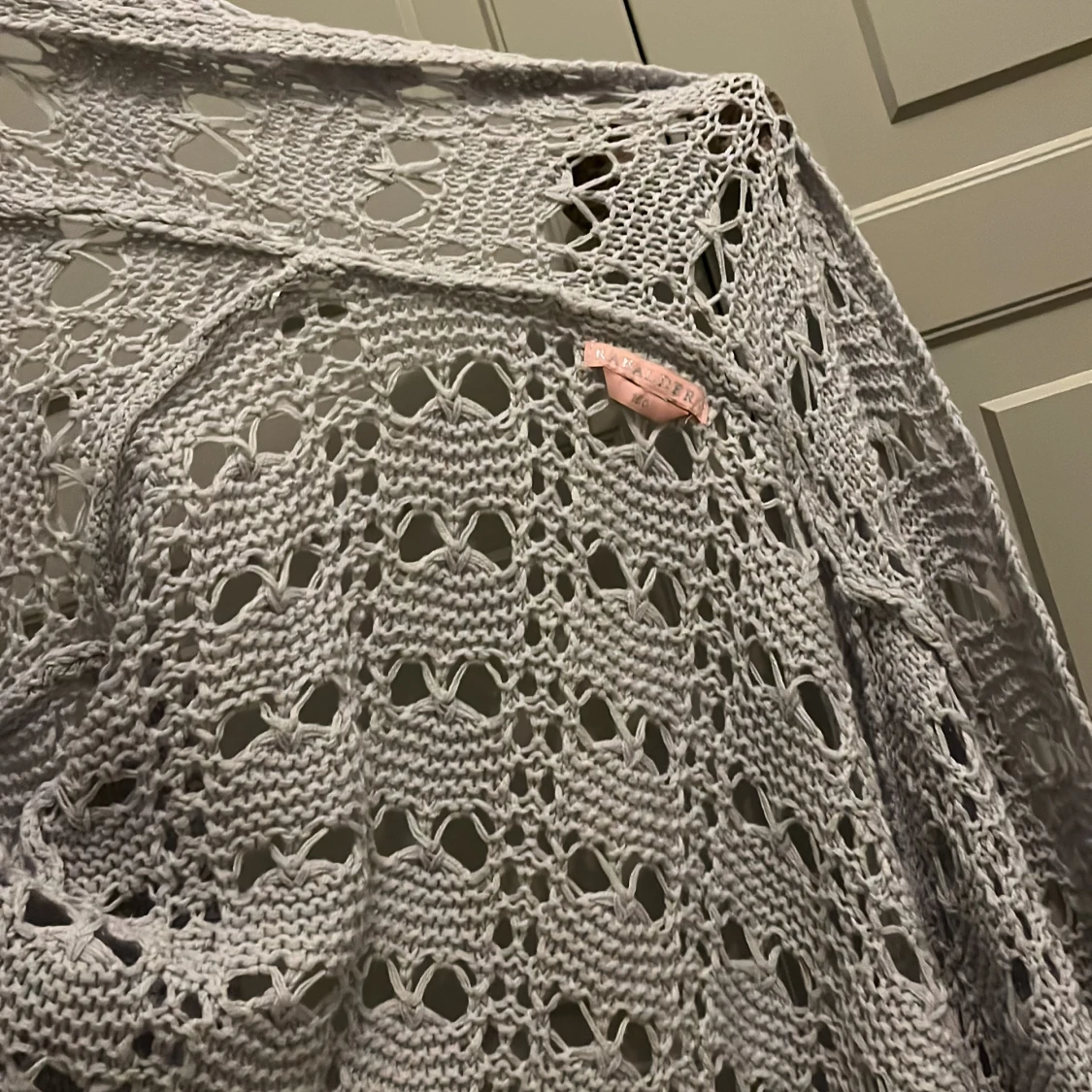 RABALDER blå/grå stickad kofta - 3