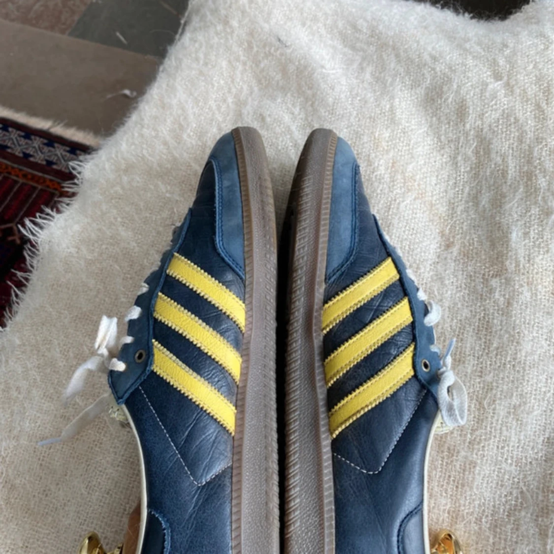Adidas Wales Bonner Samba blå/gul - 1