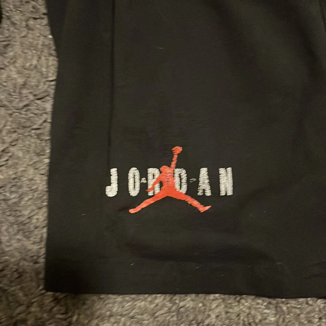 Svarta Jordan shorts med logga - 1