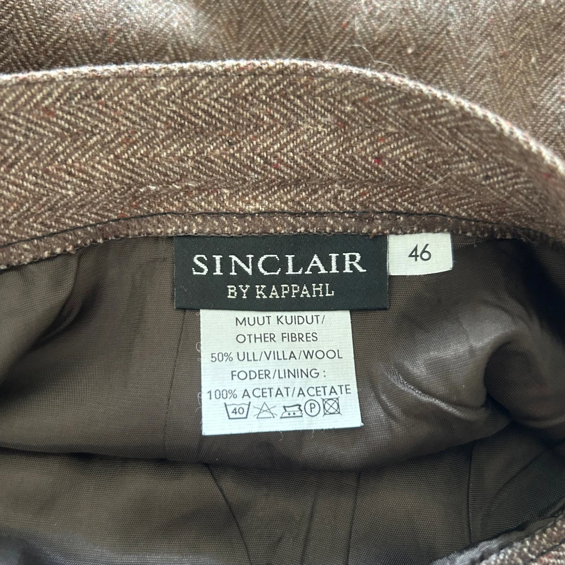 Brun ullkjol från Sinclair by Kappahl - 2