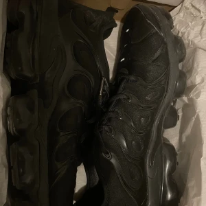 Vampor Max plus skor - Skorna är okej kvalite men i bra skick använda ett tag, kommer med låda, stlk 45