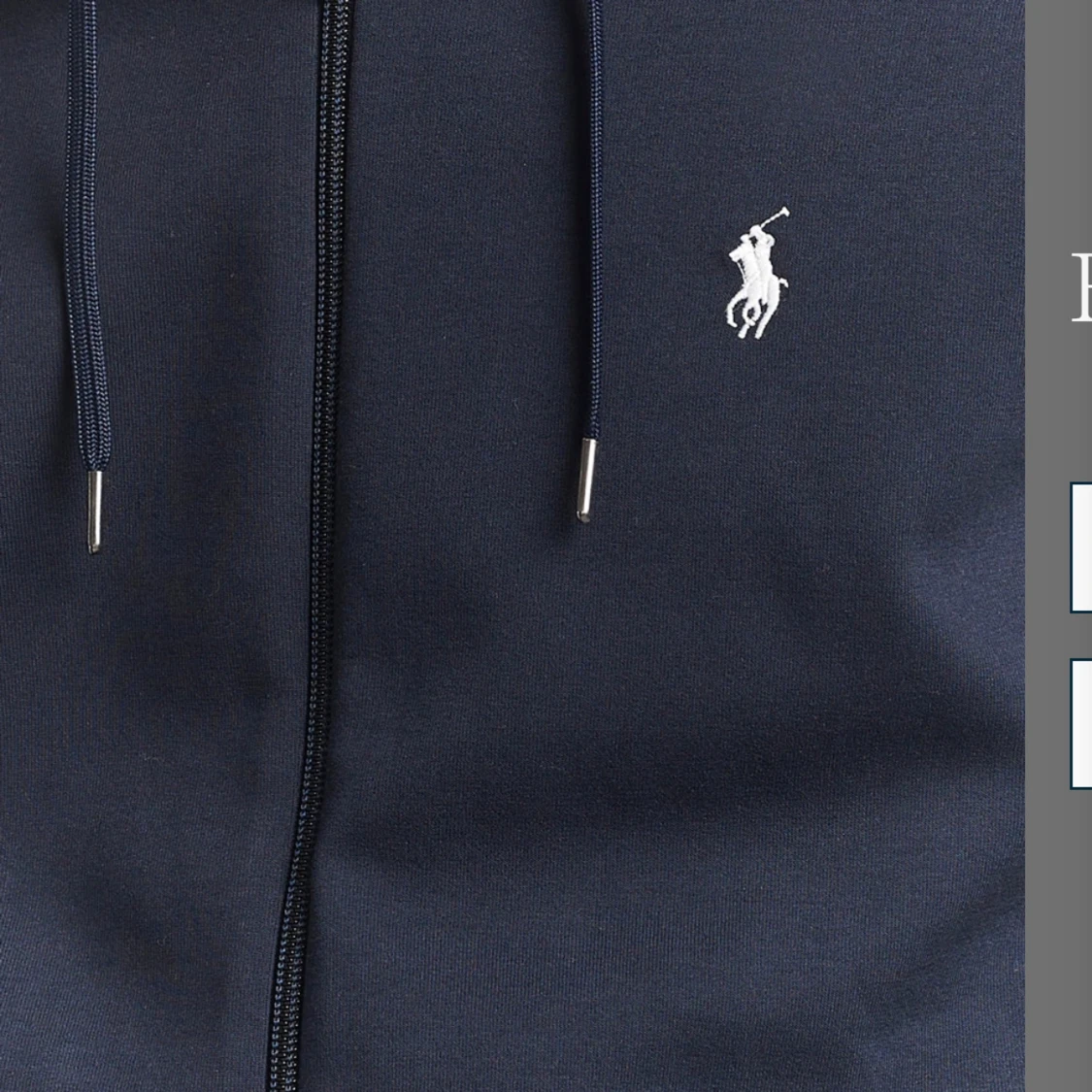 Marinblå hoodie från Polo Ralph Lauren - 1
