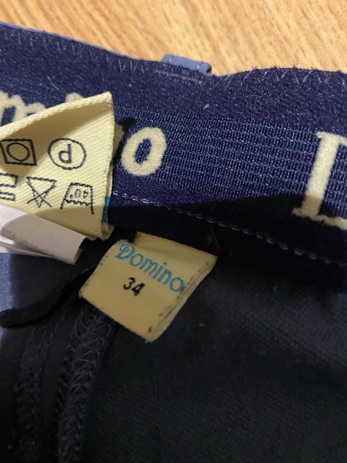 Mörkblå ridbyxor Domino strl 34 - 1