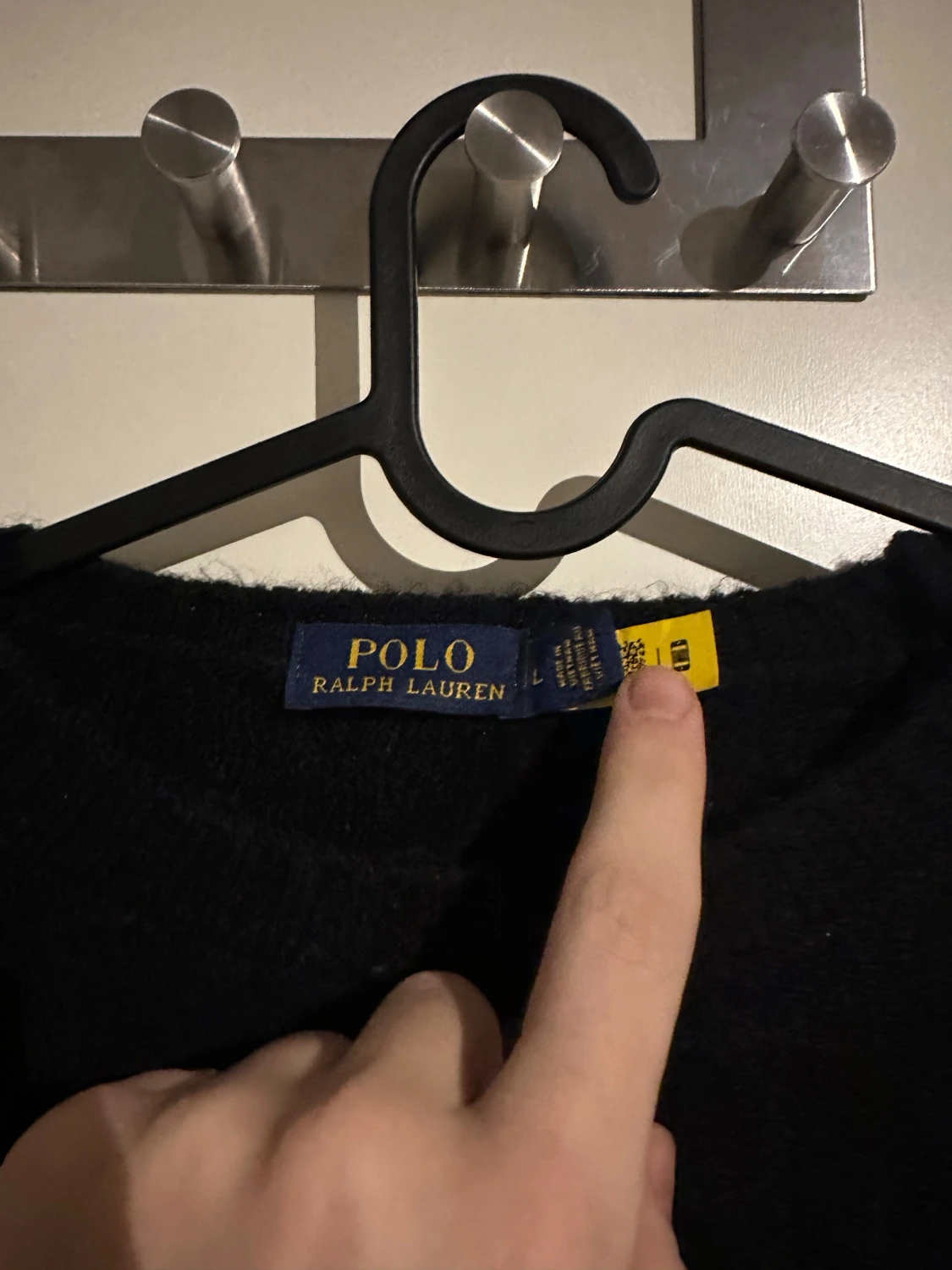 Svart kabelstickad tröja Polo Ralph Lauren - 2