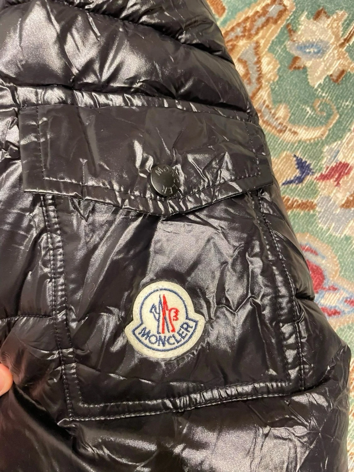 Svart Moncler pufferjacka - 2