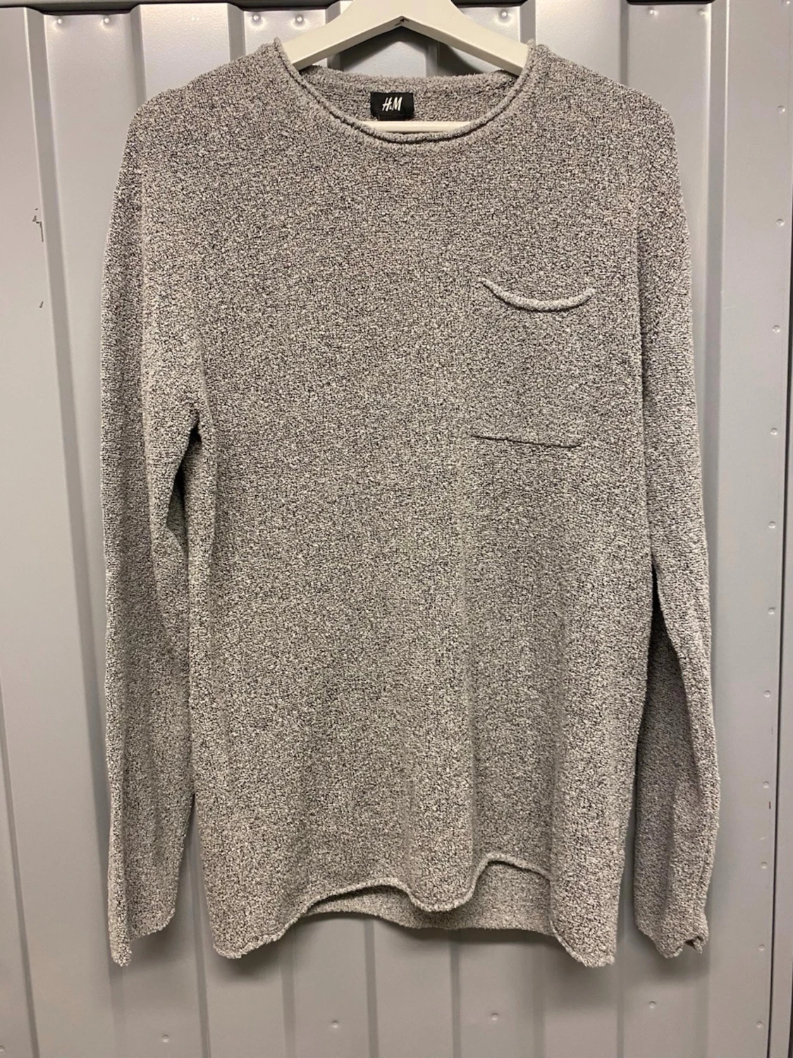 Långärmad Hm Tröja Grå 