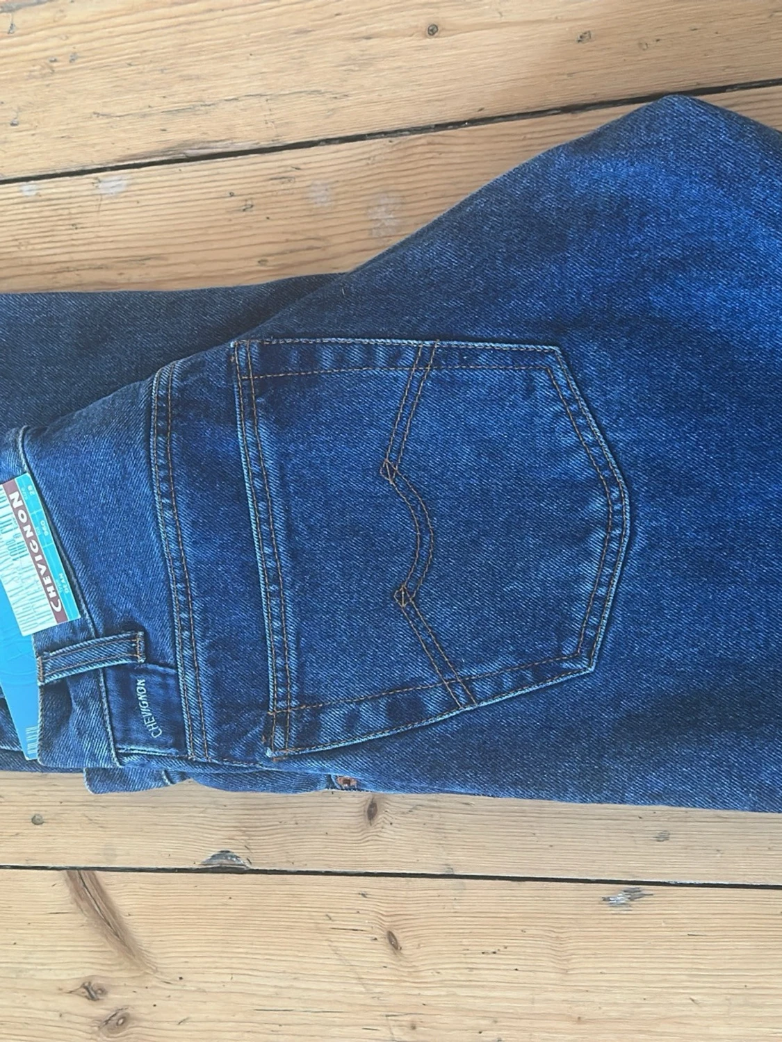 Blå raka jeans från Chevignon W28 - 5