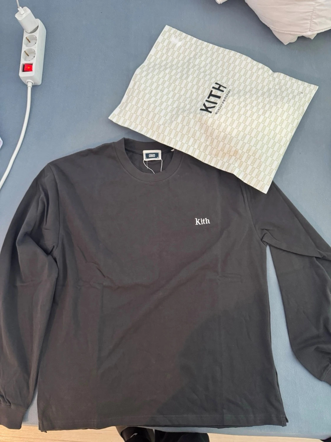 Svart långärmad t-shirt från Kith