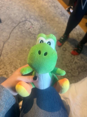 Ingen väst synlig på bilderna - Yoshi från Nintendo mariocart