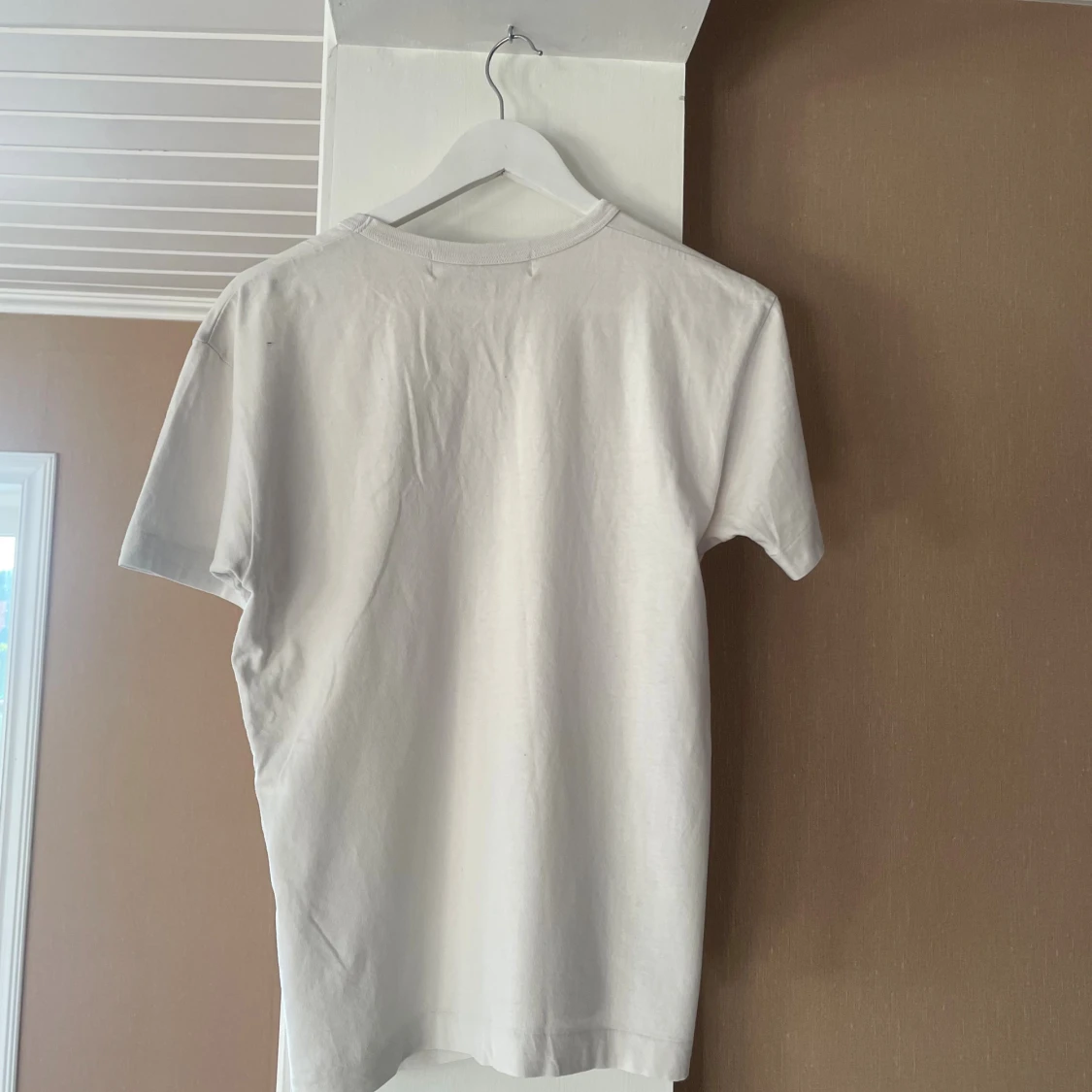 Vit t-shirt Comme des Garçons Play - 1