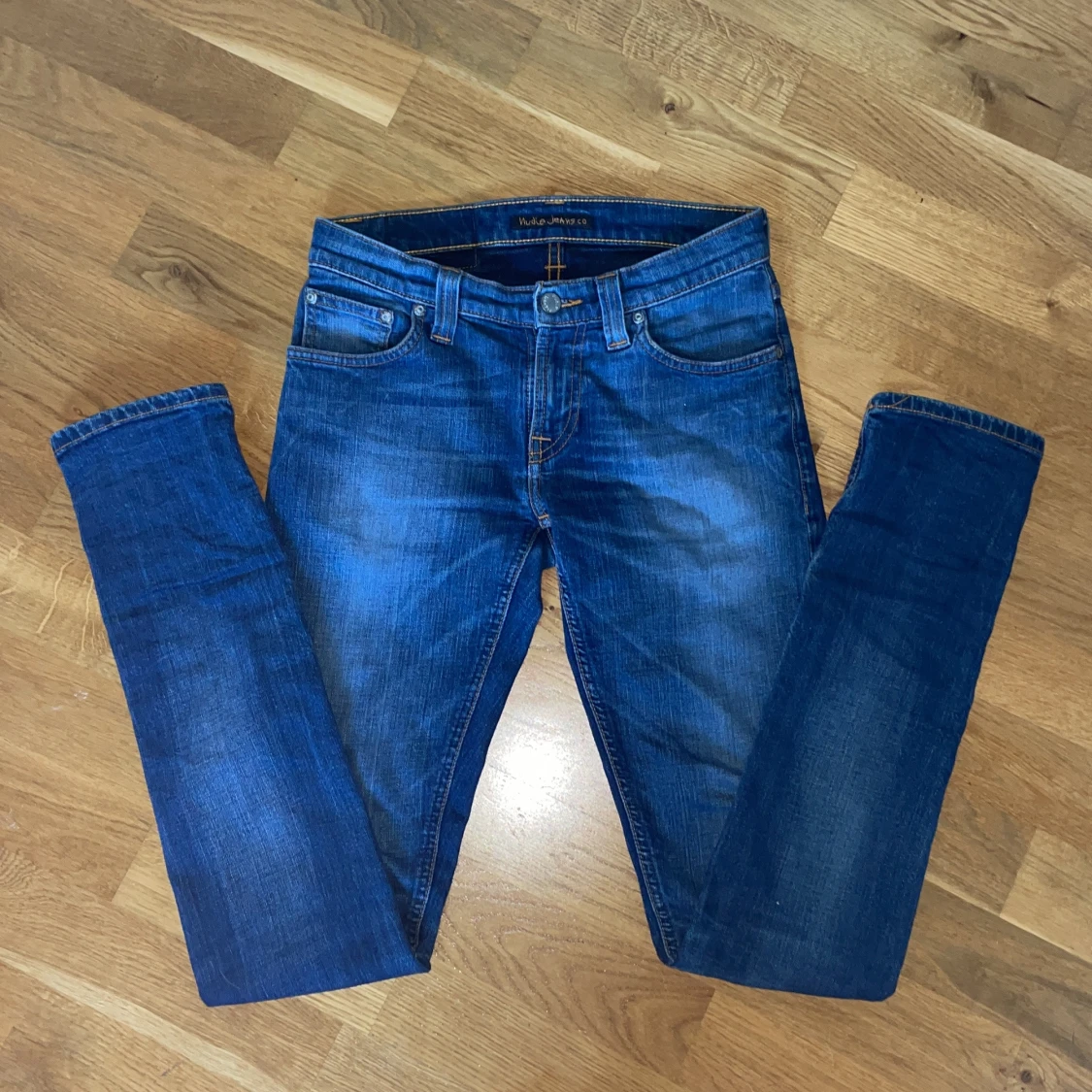 Blå Nudie Jeans - 1